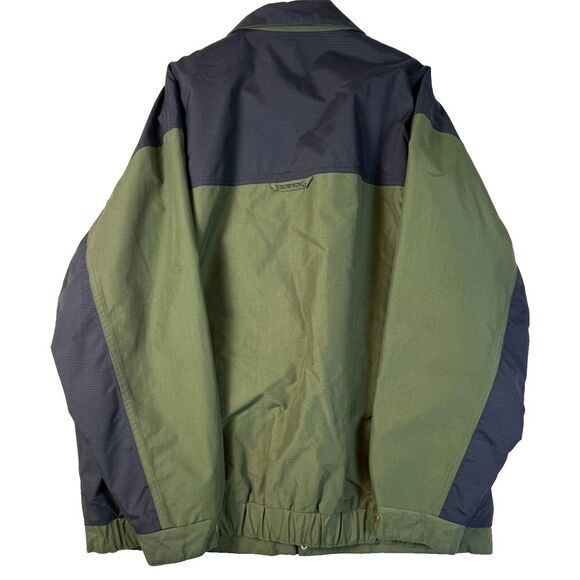 Browning Field Lined Hunting Jacket Green XXL Shooting Game Chore Coat VTG - Picture 9 of 16